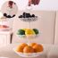 Hf 3 Niveaux De Petit Gateau Gateau Stand Dessert Fete De Mariage Tour D Affichage De L Evenement Assiette Ron Hfjam0120a3184 Achat Vente Assiette Cdiscount