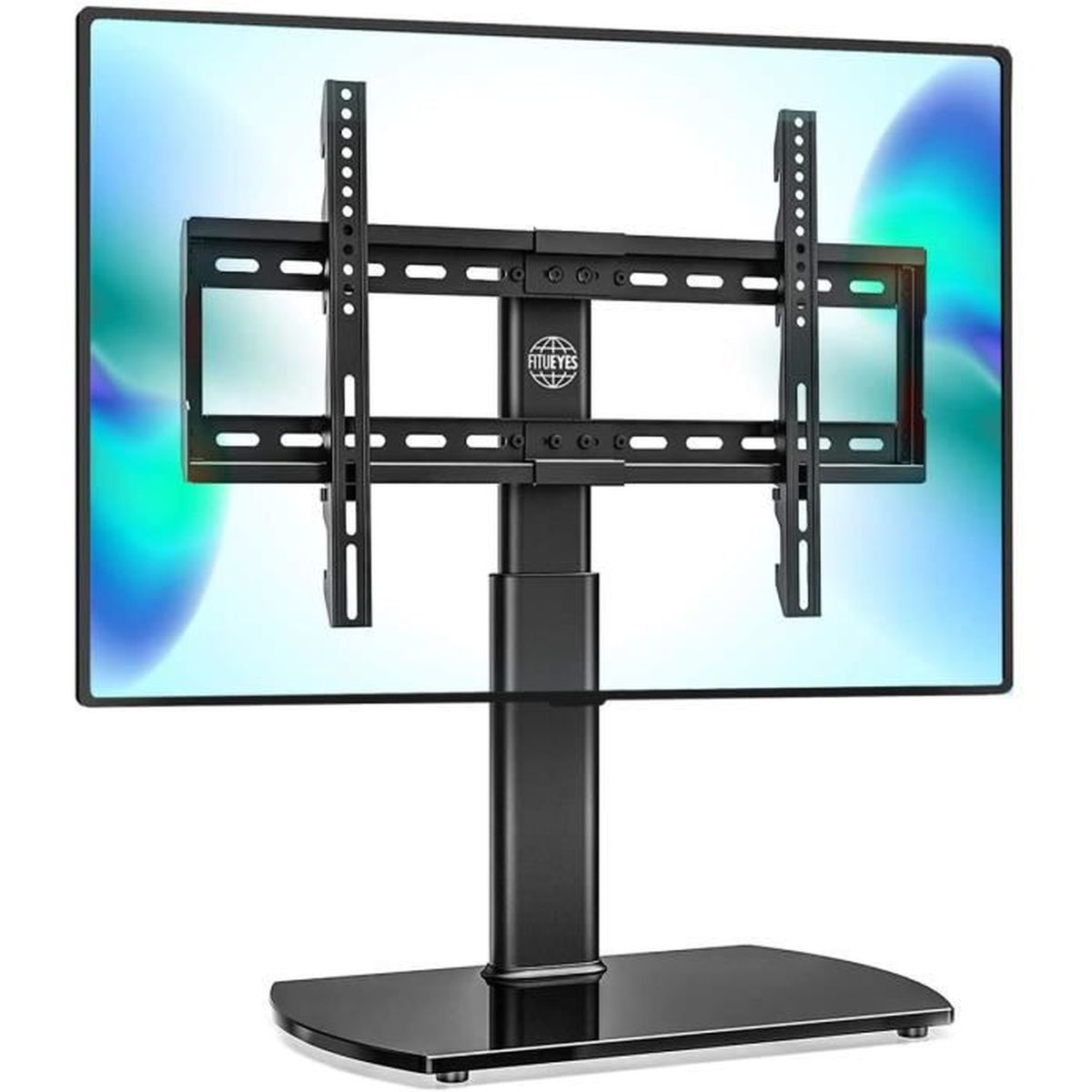 Meuble Télé Pied Support TV Pivotant pour Télé LED Ecran PC de 32 Pouce