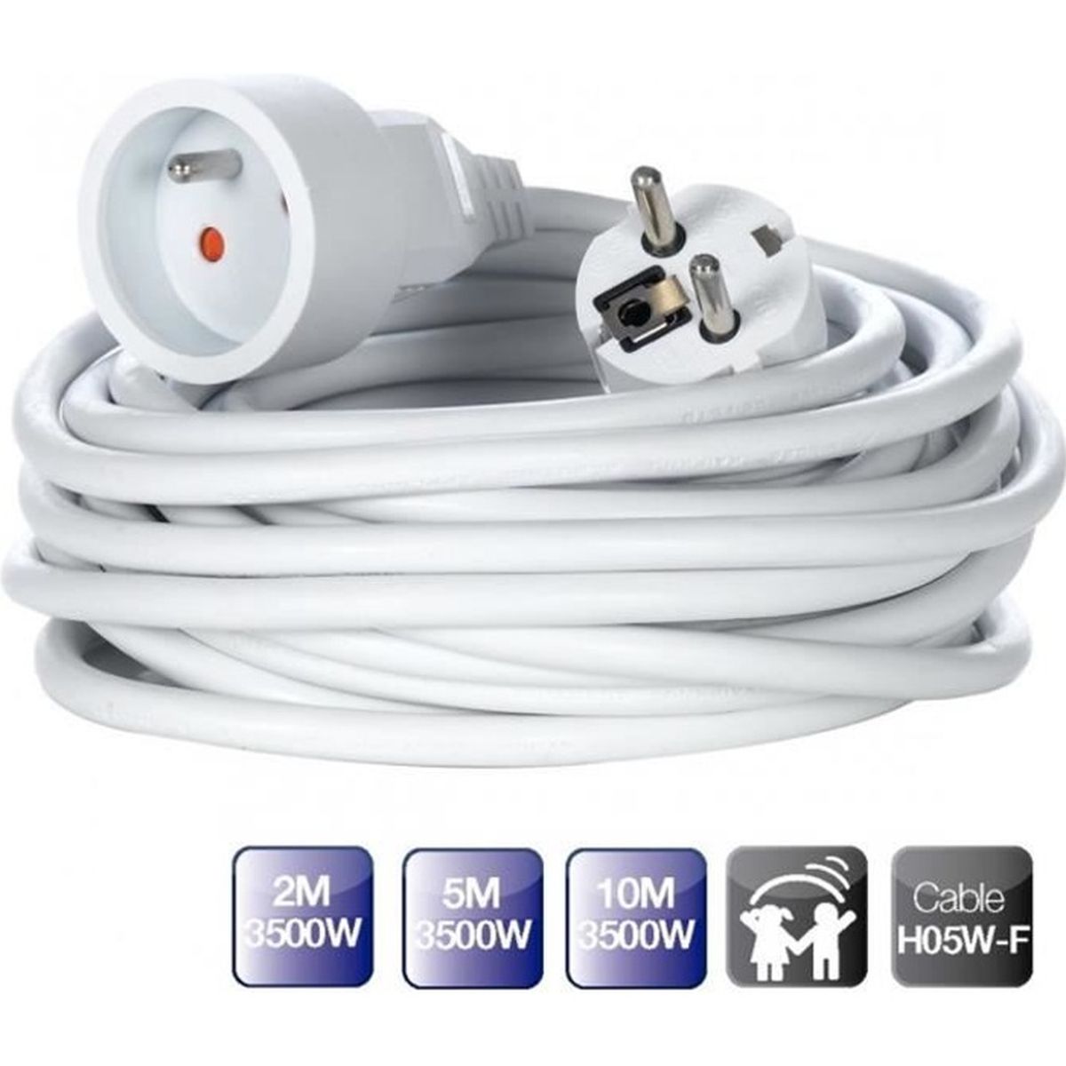 Câble électrique - 1.5 mm2 - marron - au mètre - TB00366G