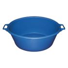 ALUMINIUM ET PLASTIQUE Baquet oval - 70L - 77 x 58 cm - Bleu