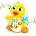KATOOM Jouet Musical Bébé Canard 6-18 Mois, Jouet Rampants avec Musique et Lumières Jouet Bébé Interactif d'apprentissage Jouet d'activité