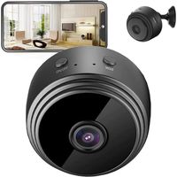 Caméras Dômes - Zunate Caméra Sécurité Sans Fil Ip Wifi 1080p Hd - Blanc - Intérieur