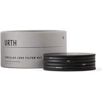 Urth - Kit de filtres pour Objectif 82 mm  UV, Circulaire polarisant (CPL), ND8 et ND1000 (Plus+)