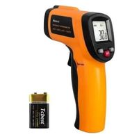 Helect IT-T05 Thermomètre Infrarouge Sans Contact avec Double Laser Testeur Thermomètre de -50°C à 550°C（Pile 9V Contient）