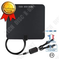 TD® Coller l'antenne TV intérieure Antenne de réception HDTV ATSC dvb-t2 prenant en charge le plug-in de conversion F vers IEC