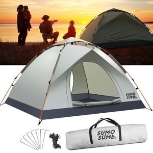 TENTE DE CAMPING Tente de camping en plein air pour 3-4 personnes T