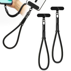 Dragonnes Courtes Pour Téléphone - Lot De 2, Réglables, En Polyester 7mm (30 Cm)