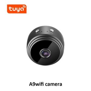 CAMÉRA IP noir-Tuya-Mini caméra IP sans fil, caméra de sécur
