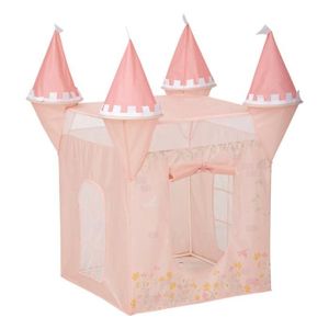 TENTE TUNNEL D'ACTIVITÉ Tente popup chateau princesse - Atmosphera - Disney Princesses - Rose - Enfant - A monter soi-même