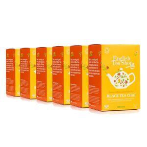 MUESLI FLOCON English Tea Organic Black Chai Tea 40g (20s) x6