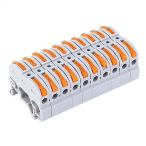 37 pièces Connecteurs électriques kits avec levier de commande, domino  electrique, Rapide Compact Borne Cosses connexion électri53 - Cdiscount Auto