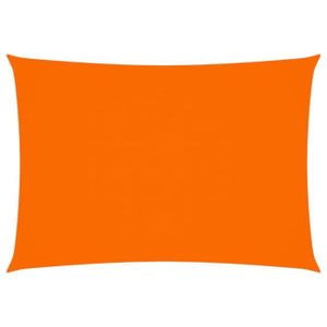 PARASOL WORD Design Voile de parasol Tissu Oxford rectangulaire 3x4,5 m Orange®UMSBJM® MODERNE