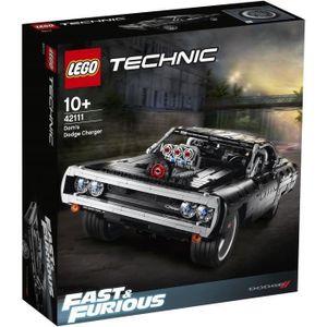 ASSEMBLAGE CONSTRUCTION LEGO® Technic 42111 La Dodge Charger de Dom - Jeu de Construction - Fast and Furious