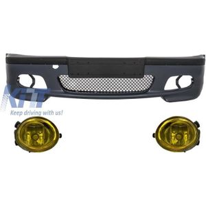 E90 E91 E92 E93 2004-2012 M3 Style A Ruellison 2X Garniture de Couvercle de Phare Antibrouillard de Pare-Chocs InféRieur de Calandre Avant de Voiture pour