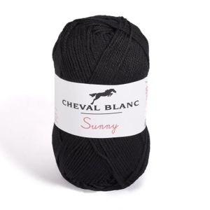 LAINE TRICOT - PELOTE Laines Cheval Blanc - SUNNY fil à tricoter 100% co