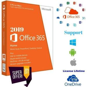 PROFESSIONNEL Microsoft Offic 365 Pro Plus 2019 + 5TB One Drive 