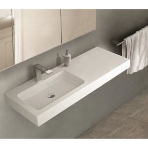 Plan Vasque Lavabo Meuble Salle De Bain Achat Vente Plan