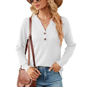 Pull Femme 1-2-3 Taille 46 – Blanc – Col Rond, Manches Longues