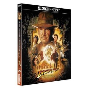 DVD FILM Indiana Jones et le royaume du crâne de cristal Blu-ray 4K Ultra HD