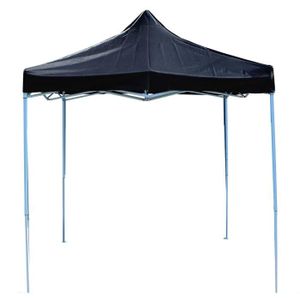 TONNELLE - BARNUM Tente pliante noire PRIMEMATIK 300x300cm - Autoportante - Facile à monter