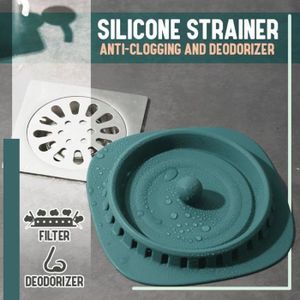4 Pcs Silicone Cheveux Catcher Douche Drain Couvre Bouchon De Cheveux Filtre Universel En Caoutchouc Evier Passoire Drain Protecteur Pour Baignoire Cuisine Salle De Bains Accessoires De Salle De Bain Cuisine Et