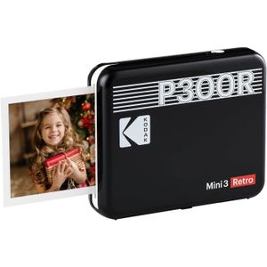 IMPRIMANTE KODAK Mini 3 Retro 4PASS Imprimante Photo Portable