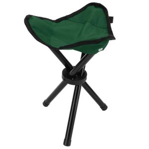 MengH-SHOP Tabouret Pliant de Camping Mini Tabouret Chaise de Camping Siege  Assise Pliant Portable pour Pêche Randonnée BBQ Voyage Noir 24.5 * 22.5 *