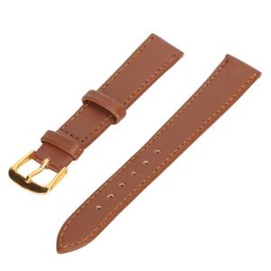 Bracelet De Montre Speidel SIENA 16mm - Cuir Marron Foncé Grain Rétréci - Neuf Avec étiquettes