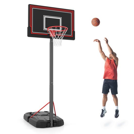 VEVOR Panier de Basket Extérieur Intérieur Portable 128 cm Hauteur