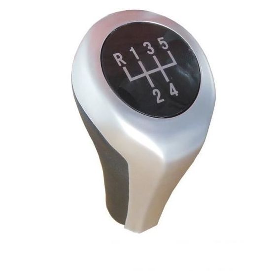 Pommeau De Levier 5 Vitesses Chromé - Compatible Peugeot 106 II, 206, 306, 406, 605 - Neuf