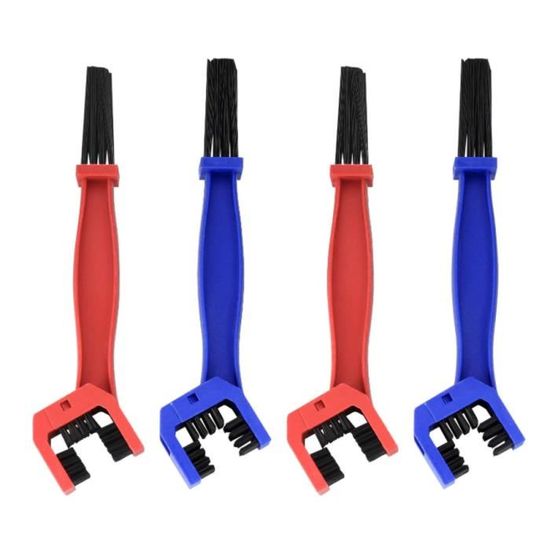 Kit Nettoyage Chaîne Moto ANBOO - Boîte Récupération Huile + Brosse Double Tête - Pour Moto Et Vélo