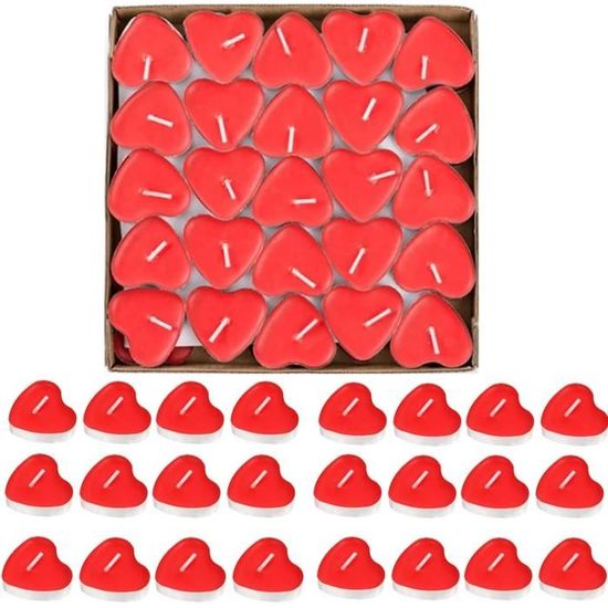 Lot De 50 Bougies Flottantes Colorées - Bougies Flottantes Non