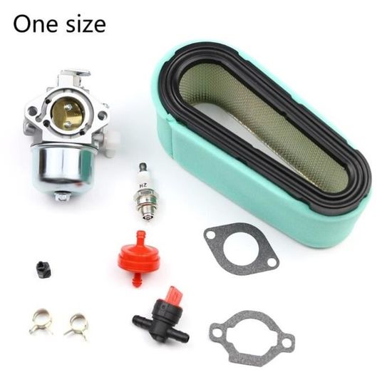 Kit Carburateur MCHNIC Pour Moteur Briggs & Stratton - Inclut Filtre à Air, Bougie, Tuyau Essence - Compatible 625e, 675ex, Tondeuses Toro, John Deere