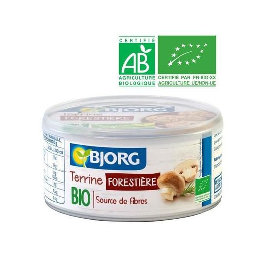 Terrine Végétale Forestière Bio 125g Cdiscount Au quotidien