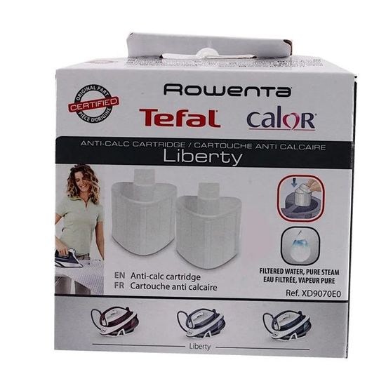 Lot De 4 Cartouches Anti-calcaire XD9070E0 - Compatible Rowenta Liberty/Powersteam, Tefal, Calor Centrales Vapeur - 7