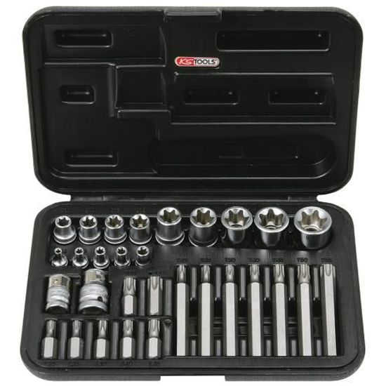 Douille Tournevis TORX T40 KS Tools 110 Mm - 3/8'', Chrome Vanadium - Gamme ULTIMATE, Version Longue