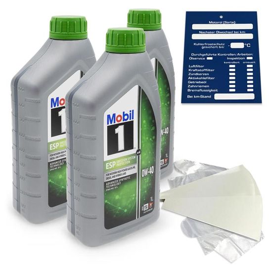3 Litre Mobil 1 Esp X3 0W40 0W-40 Huile dexos2 Porsche C40 VW 511.00 ...