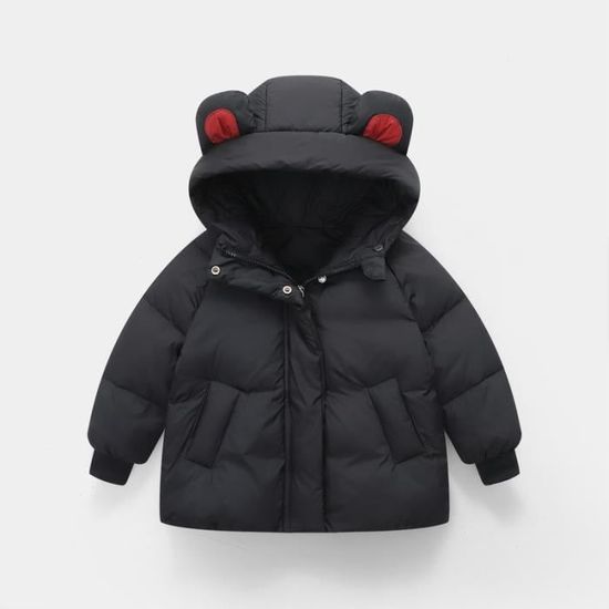 Gilet Matelassé Sans Manches Avec Fermeture éclair Et Capuche Pour Bébé Garçon Et Fille, Orange