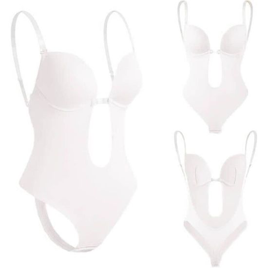 Invishaper Plongeant Col En V Dos Nu SousVêtements De Mariée Body