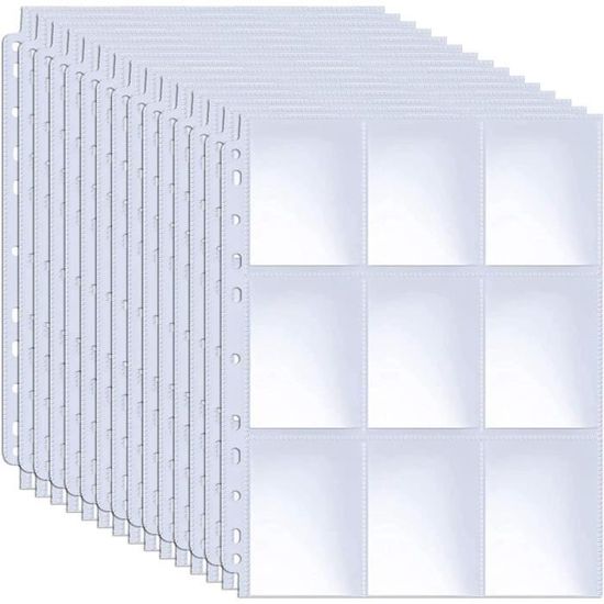 Protège-cartes transparents en PP pour cartes de jeu de taille standard, souples