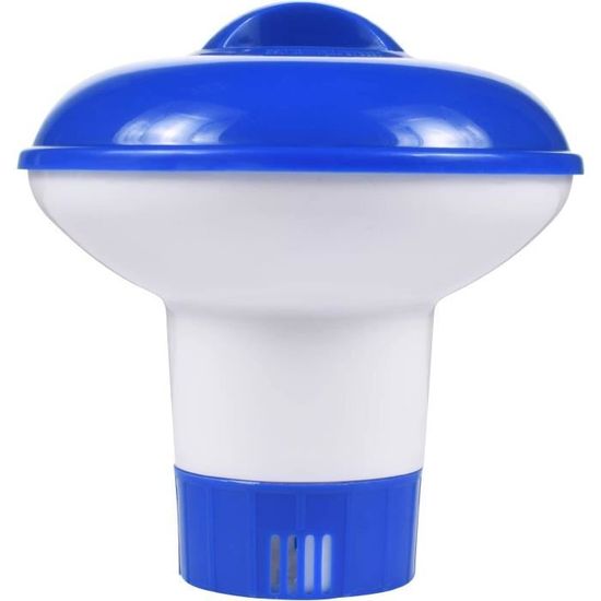 Distributeur De Chlore Flottant Pour Piscine - Forme Tortue, Réglable, Résistant Aux UV, Chambre Transparente - 2