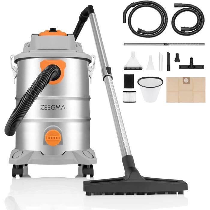 Aspirateur Industriel 4 En 1 DMS 2000W – 30L – Sec, Humide, Feuilles Et Souffleur – Neuf