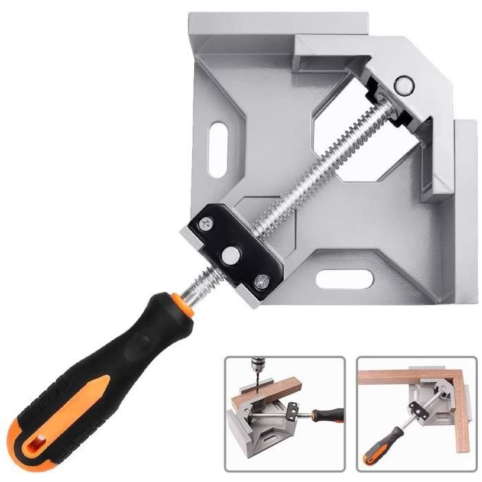 Serre-Joint D'Angle Droit 90° En Aluminium – Fixation Précise Pour Travail Du Bois, Soudage, Menuiserie 705A