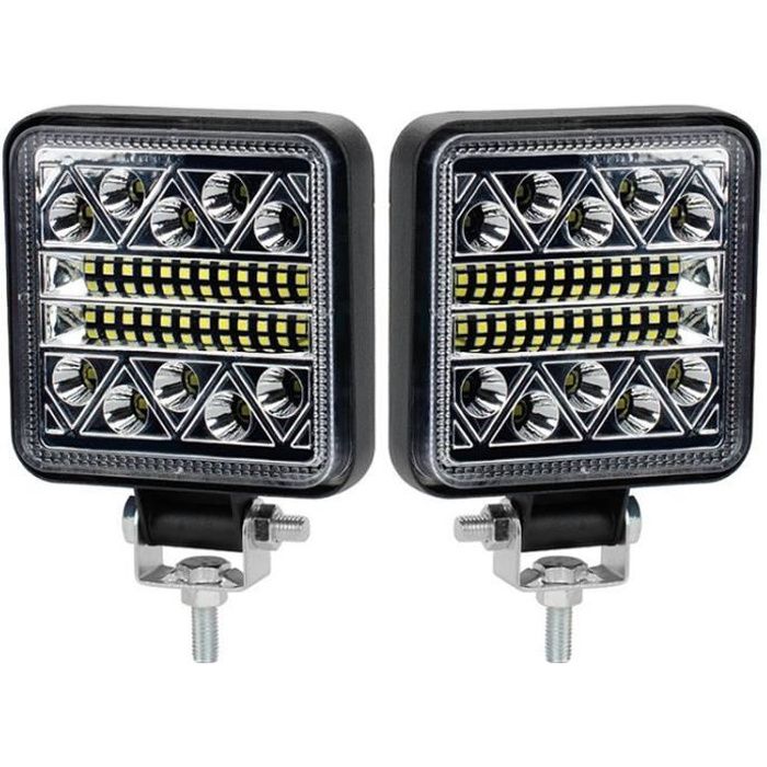 Antom 102W Phare de Travail à LED 15000LM Feux de Recul Led 12v, Phare Led Projecteurs pour voiture, tracteur bateau, 12-24v camion
