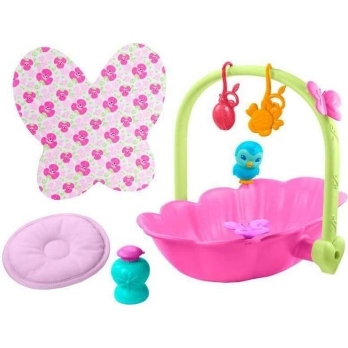 Accessoire Poupon My Garden Baby - Coffret 2 en 1 Lit et Baignoire Nénuphar