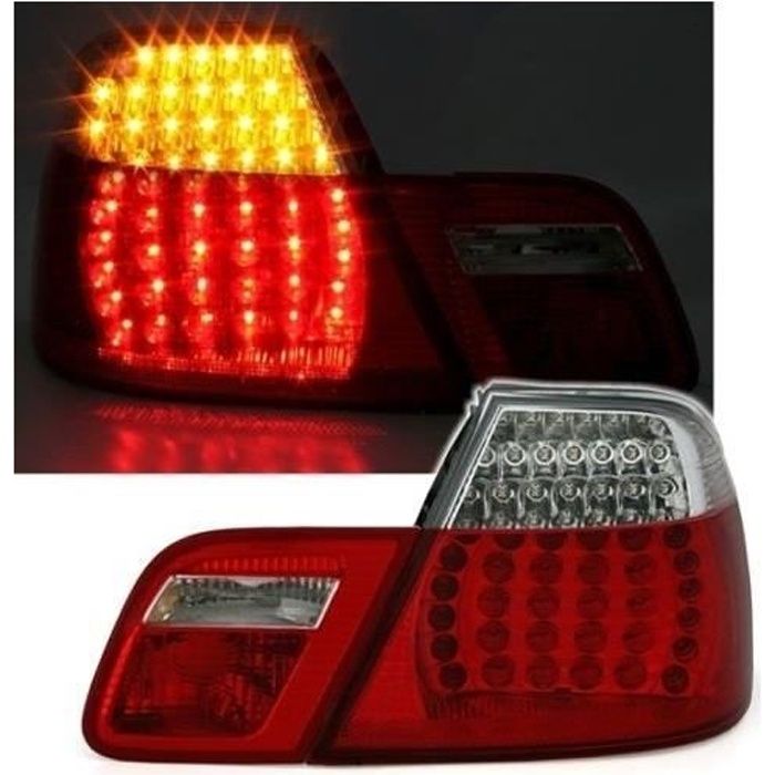 2 FEUX ARRIERE A LED BMW E46 SERIE 3 COUPE PHASE 2 DE 04/2003 A 2006
