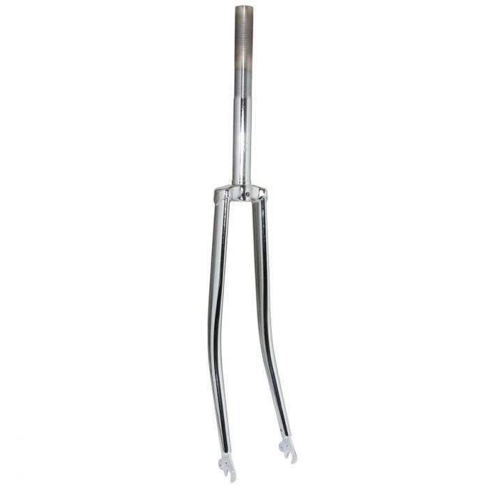 Fourche city 700c rigide demi-course acier chrome cintre pivot (240-120mm) filete 1--22,2 interieur