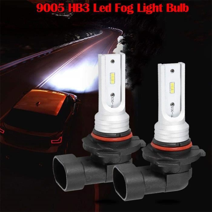 Ampoule antibrouillard 9005 HB3 LED haute puissance CSP-Y11 blanc froid 6000K (paquet de 2) g134