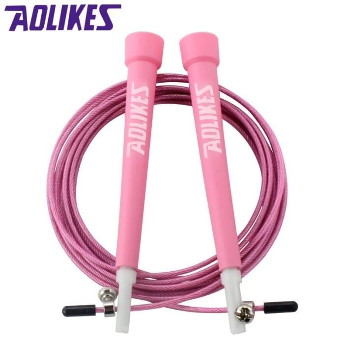 Accessoires Fitness - Musculation,Crossfit vitesse corde à sauter corde à sauter professionnelle pour MMA boxe - Type pink 3201