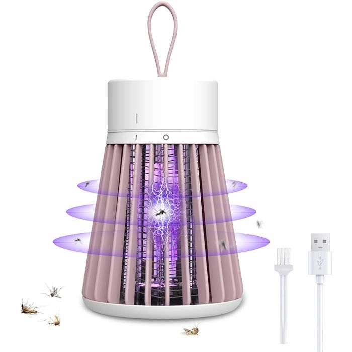 Moustique Tueur Lampe Electrique Anti Insectes Répulsif UV Electrique Moustique Killer Lampe Tueur -rose